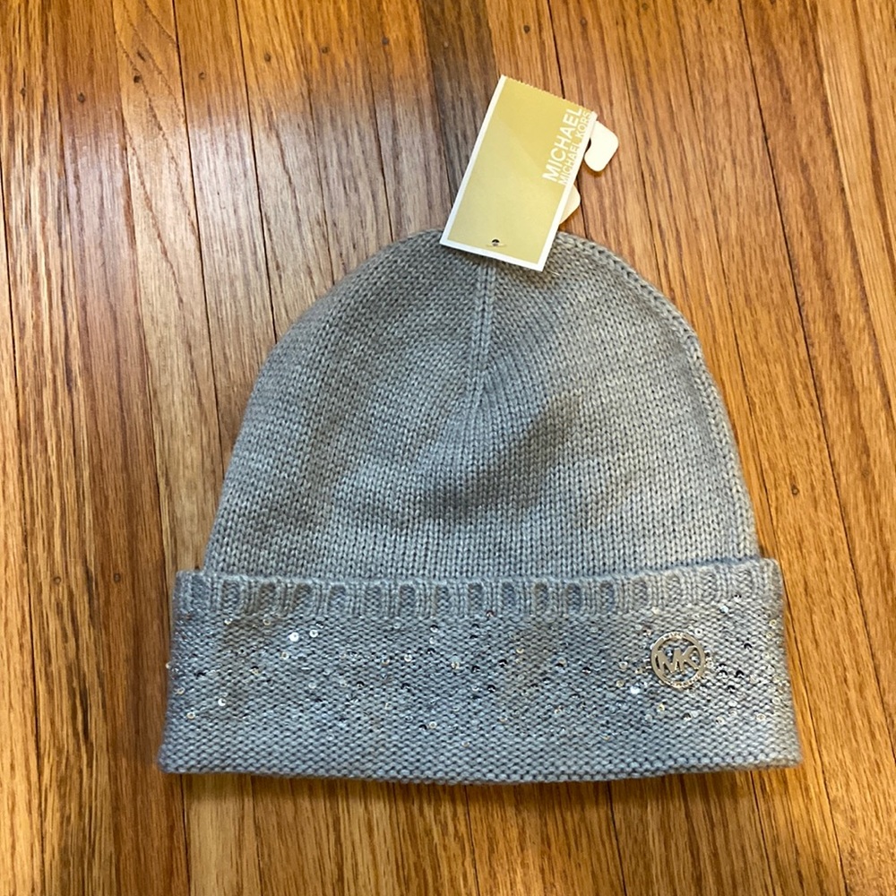 MICHAEL Michael Kors Grey Beanie